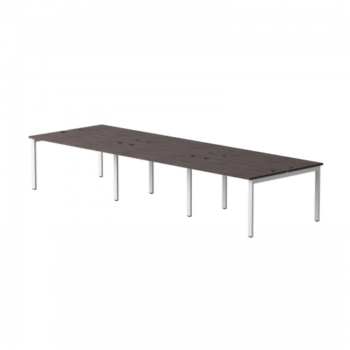 Бенч-система на 6 мест на металлокаркасе 4140х670(1370)x755