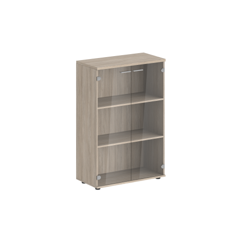 Шкаф средний со стеклом из ЛДСП 800x400x1200